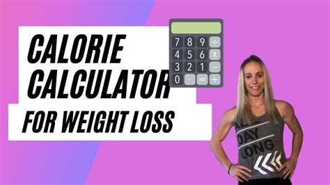 calorie calculator to lose weight